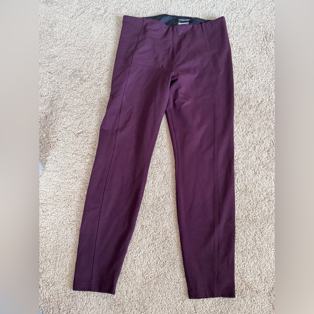 Liverpool Purple Ponte Leggings